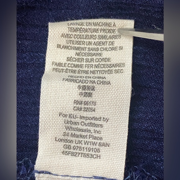 Free People Spin Me Boho Oversized Button-Up Tunic Shirt Dress - Sz S - Picture 10 of 10